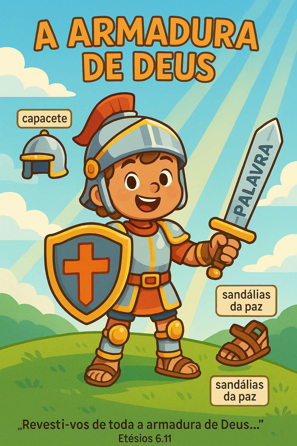 Capa do livro A Armadura de Deus — e-book