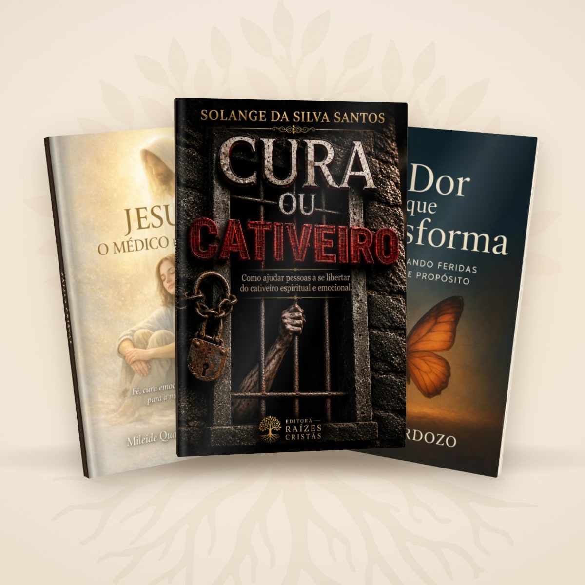 Combo Cura Interior: Cura ou Cativeiro, A Dor que Transforma e Jesus, o Médico da Alma