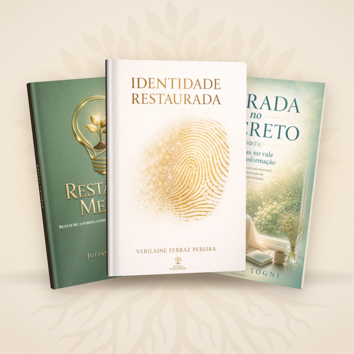 Combo Identidade e Cura: Identidade Restaurada, Curada no Secreto e Restaura Mente