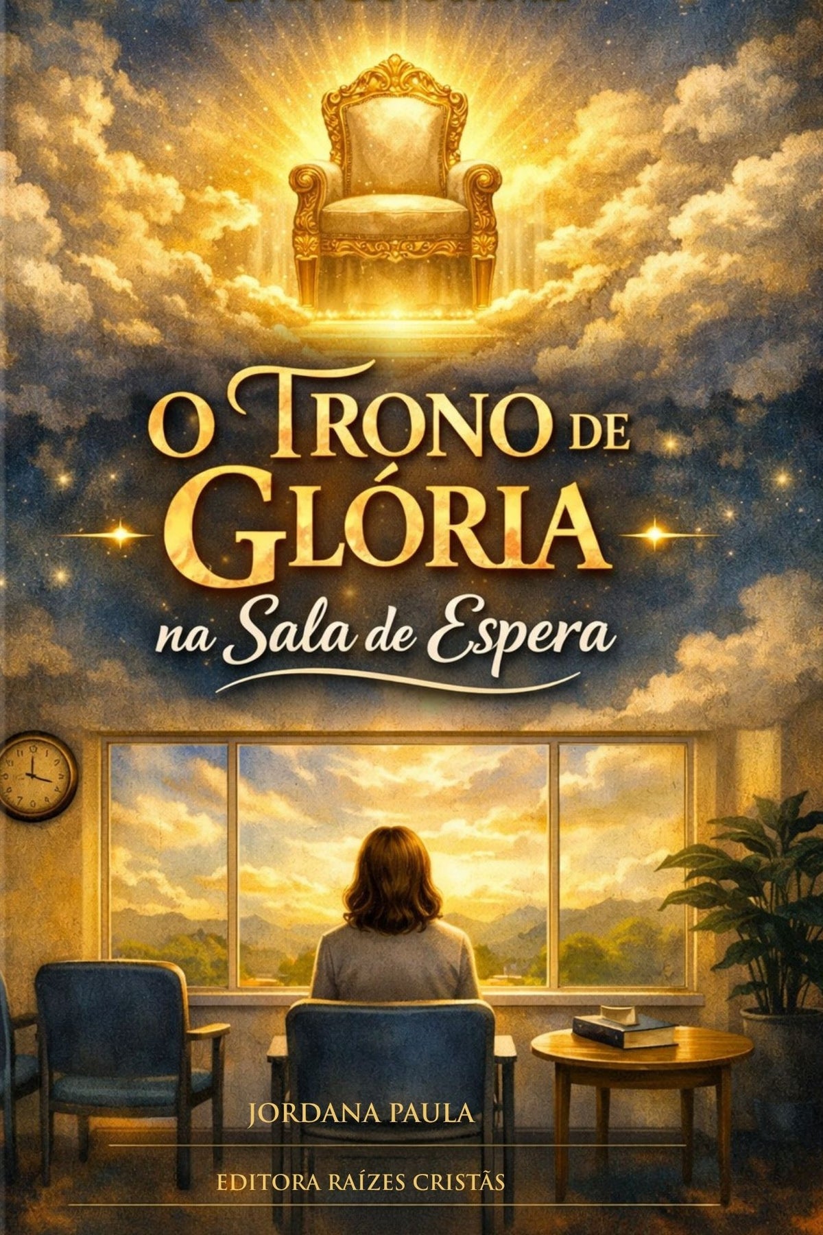 Capa do livro O Trono de Glória na Sala de Espera — livro físico