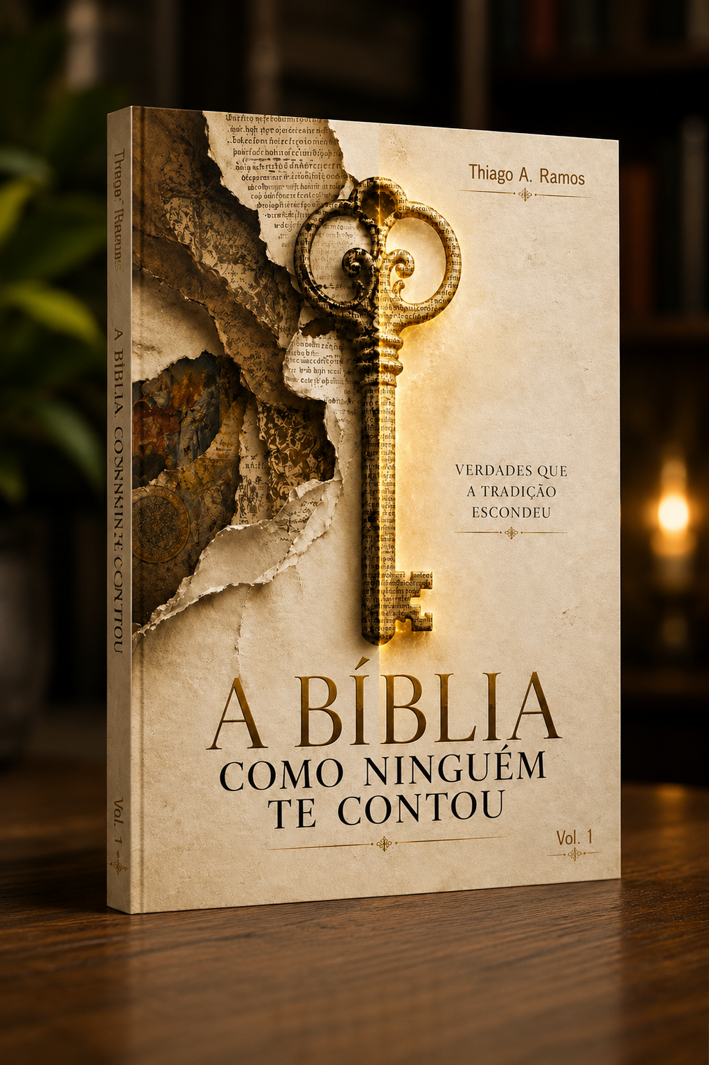 Capa do livro A Bíblia Como Ninguém Te Contou — livro físico