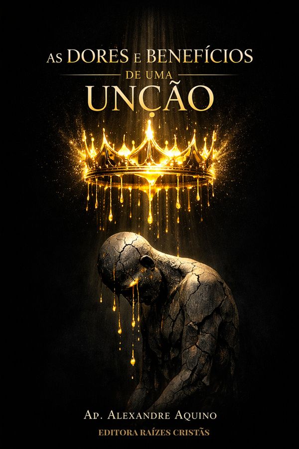 Capa do livro As Dores e Benefícios de uma Unção — livro físico