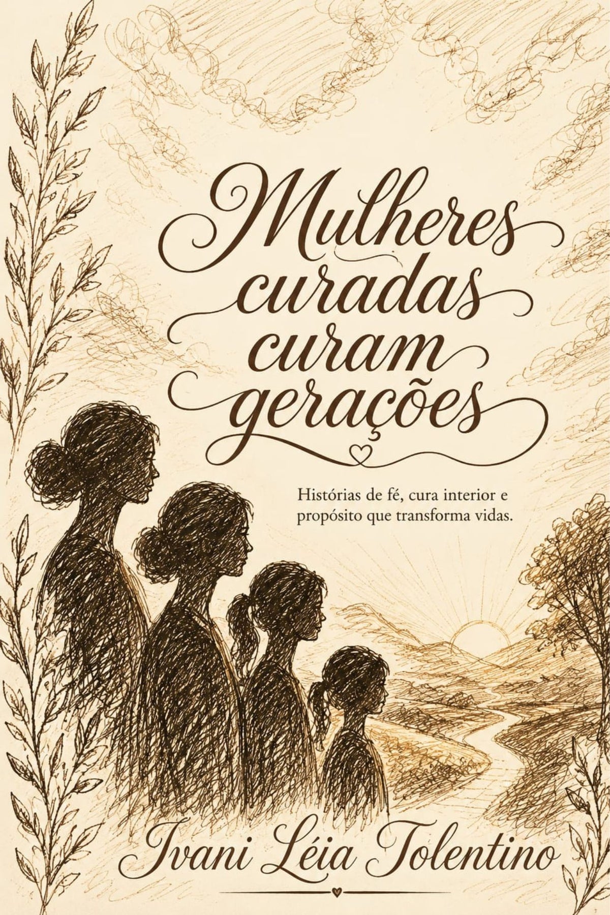 Capa do livro Mulheres Curadas Curam Gerações — livro físico